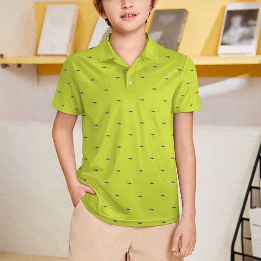 Kids' UPF50+ Polo Shirt
