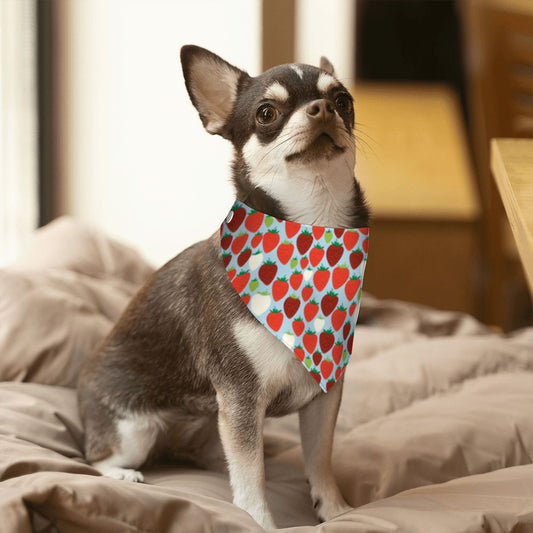 Pet Cotton Snap Bandana