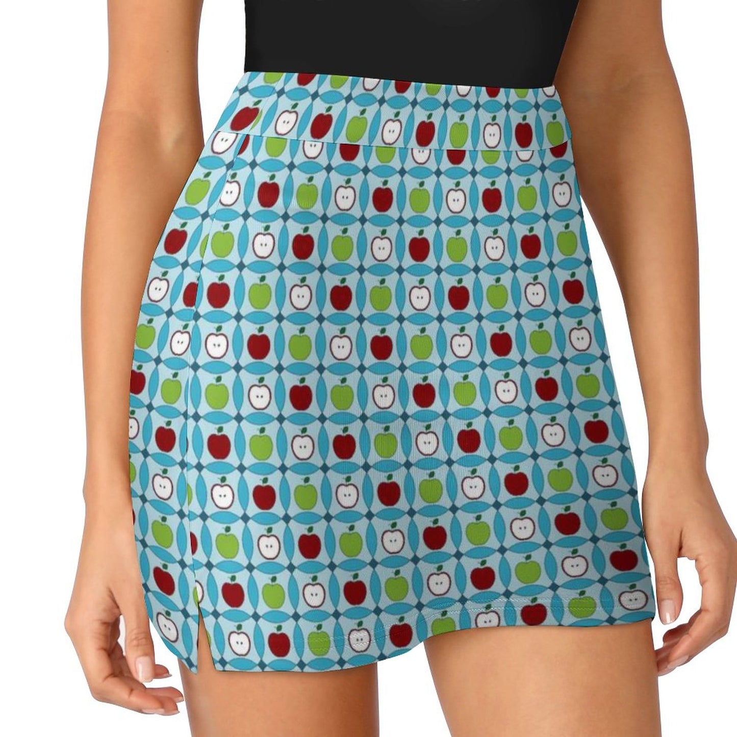 Anti-peep Skort with Pocket(All-over Printing)