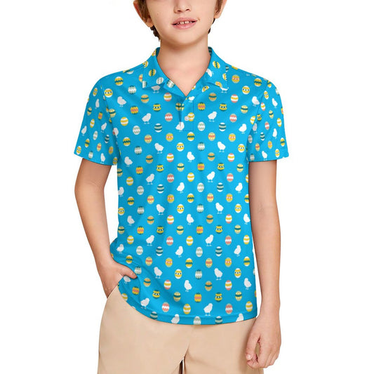 Kids' UPF50+ Polo Shirt