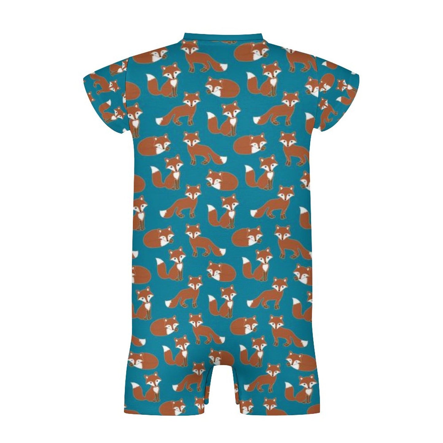 180gsm Faux Cotton Short Sleeve Baby Bodysuit Romper(All-Over Printing)
