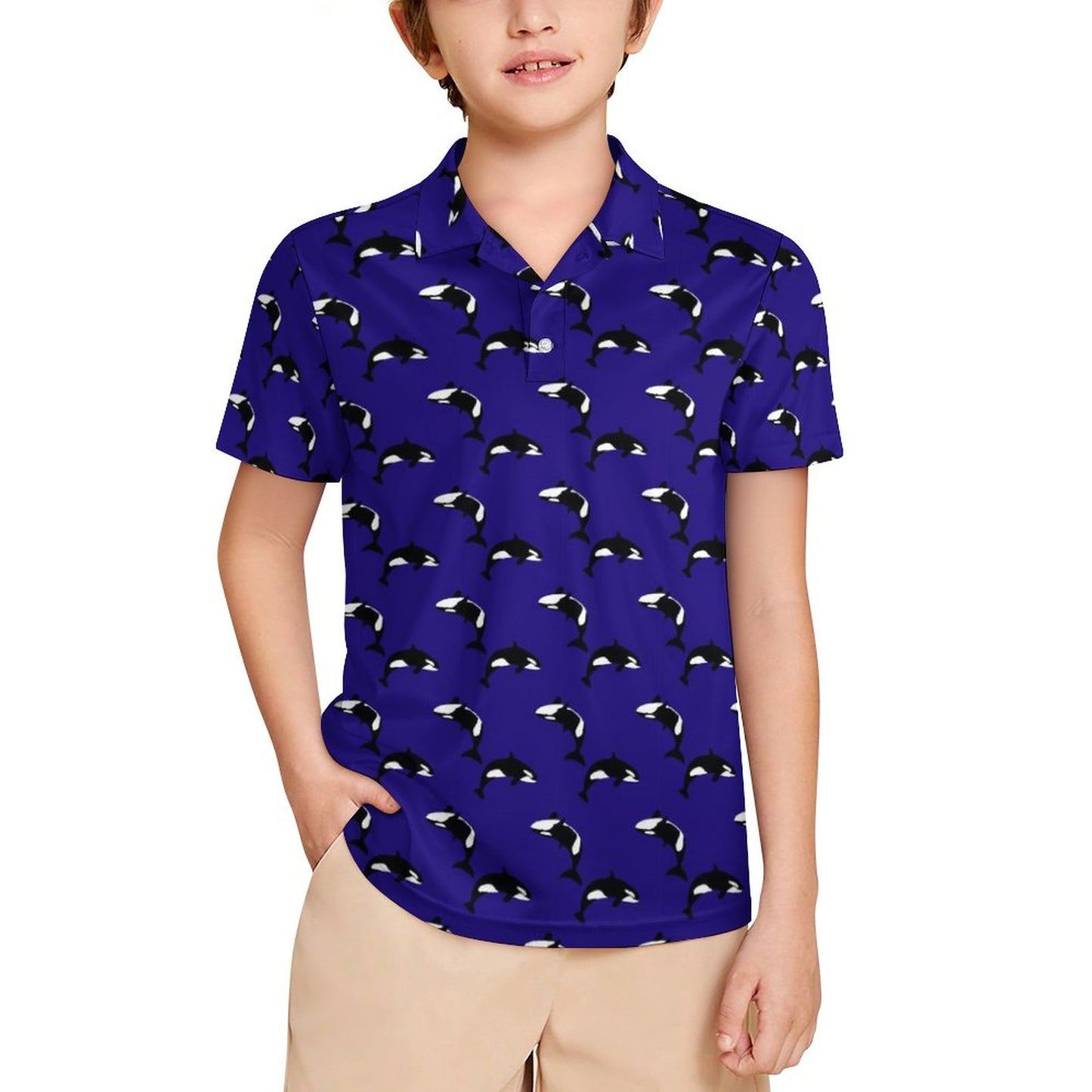 Kids' UPF50+ Polo Shirt