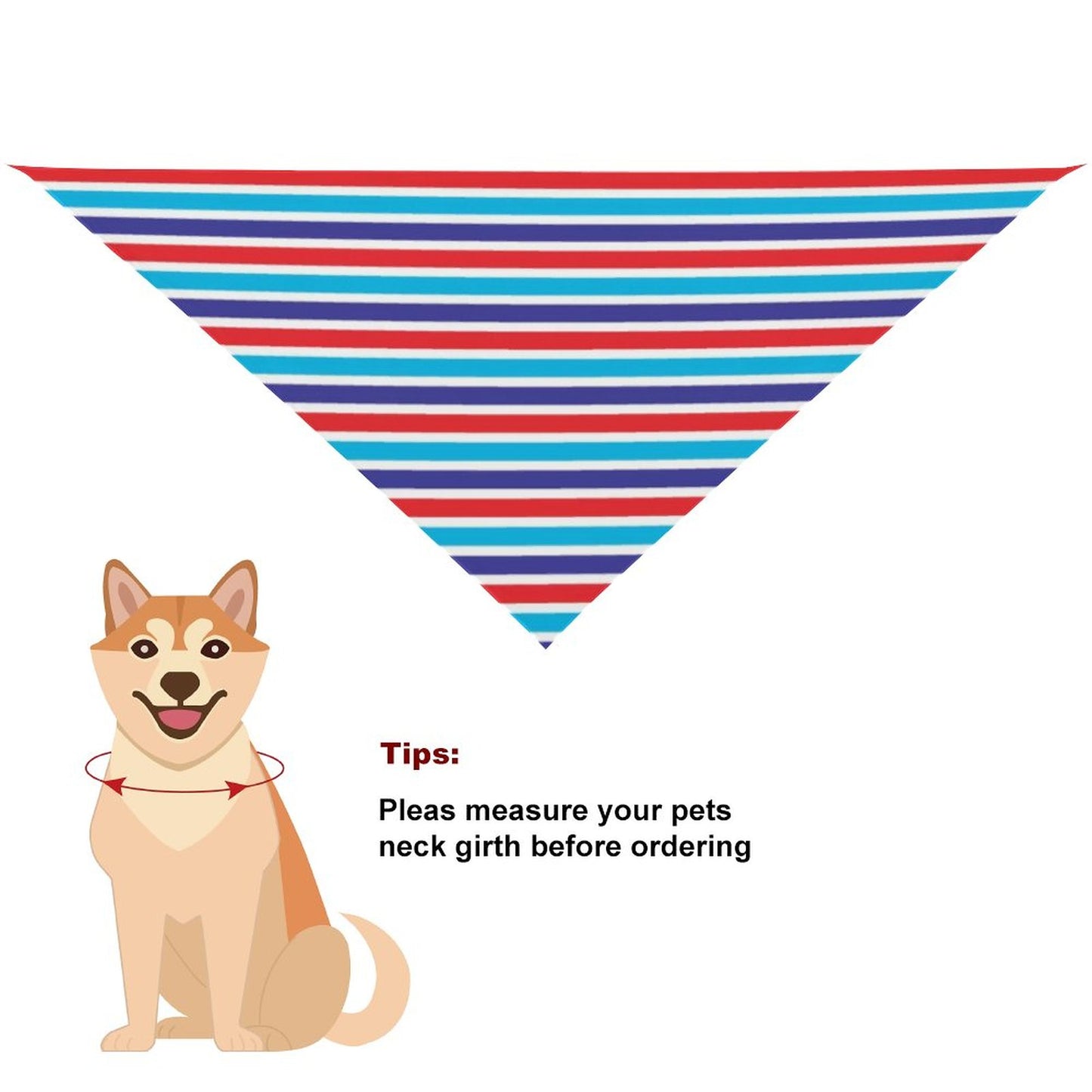 Pet Tie-On Bandana