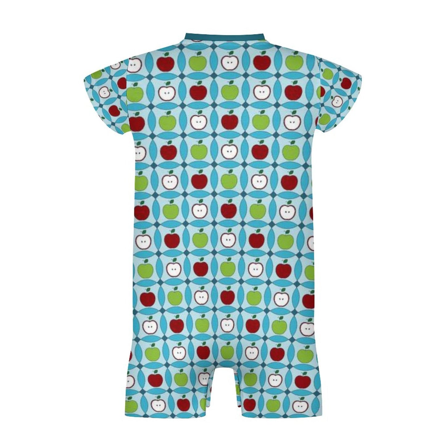 180gsm Faux Cotton Short Sleeve Baby Bodysuit Romper(All-Over Printing)