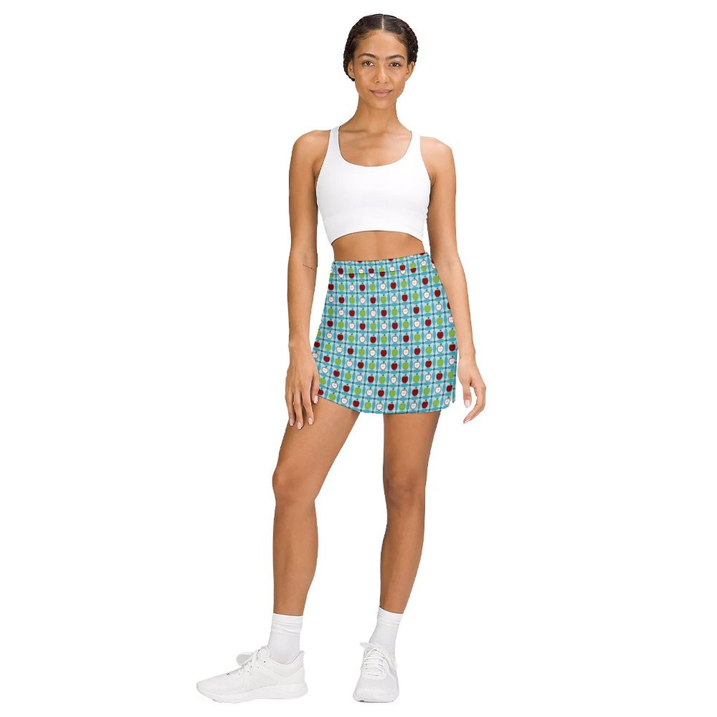 Anti-peep Skort with Pocket(All-over Printing)