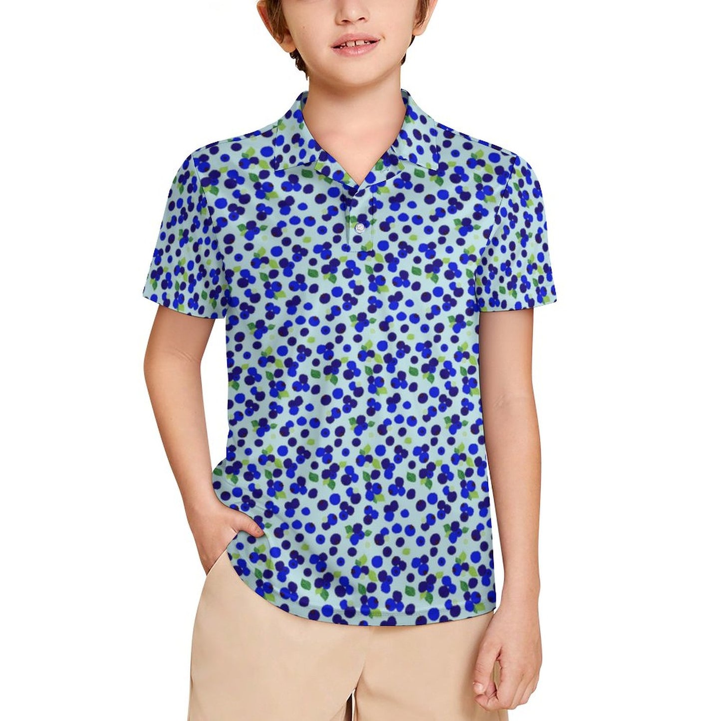 Kids' UPF50+ Polo Shirt
