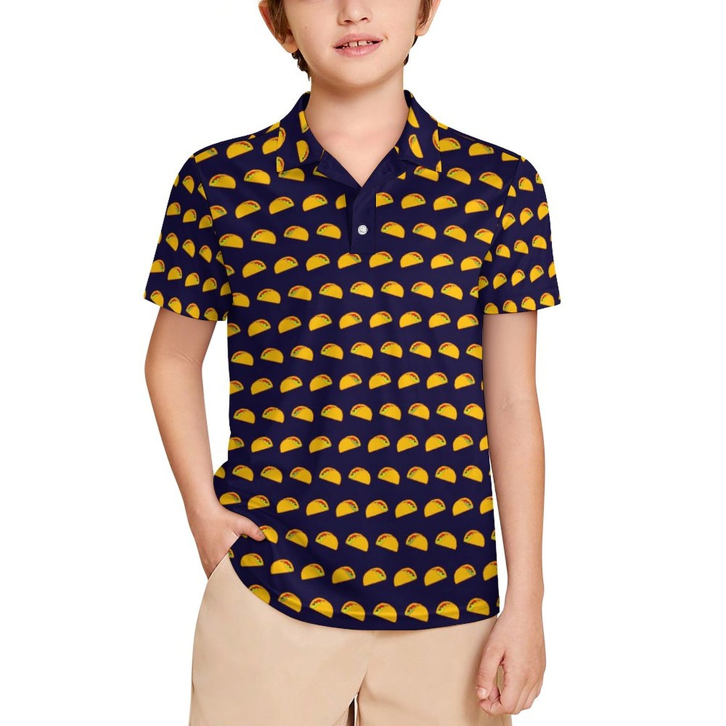 Kids' UPF50+ Polo Shirt