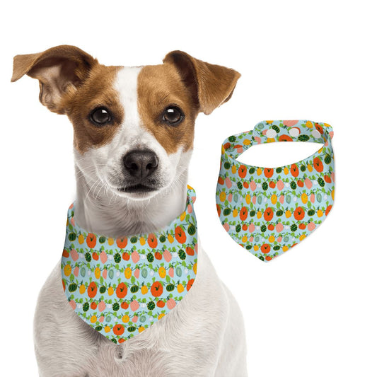 Pet Cotton Snap Bandana