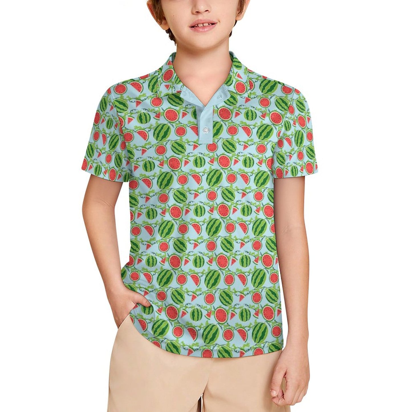 Kids' UPF50+ Polo Shirt