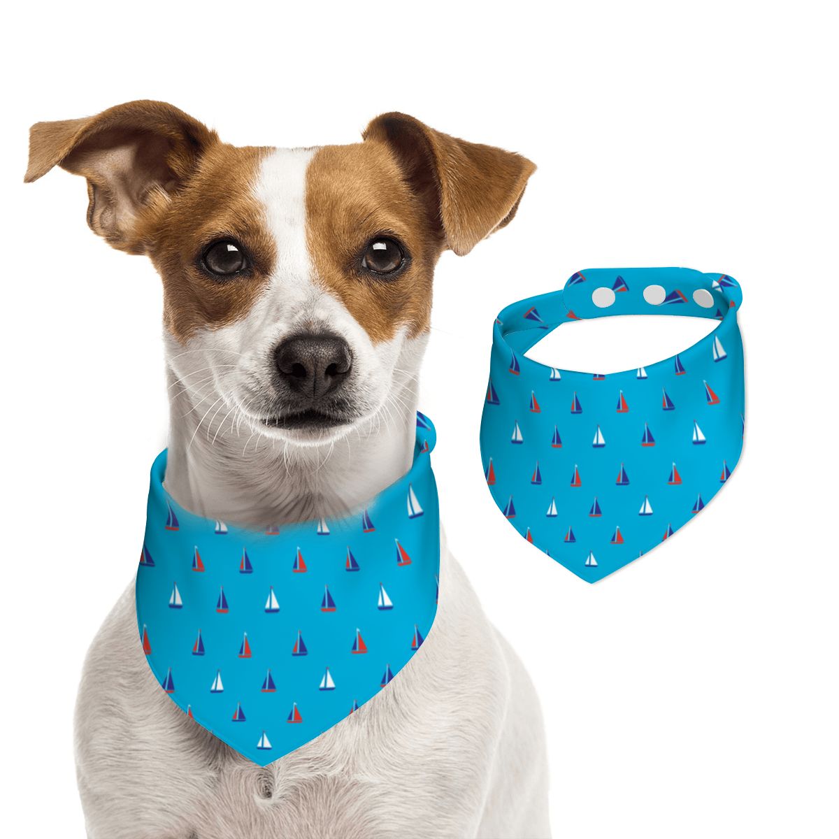 Pet Cotton Snap Bandana