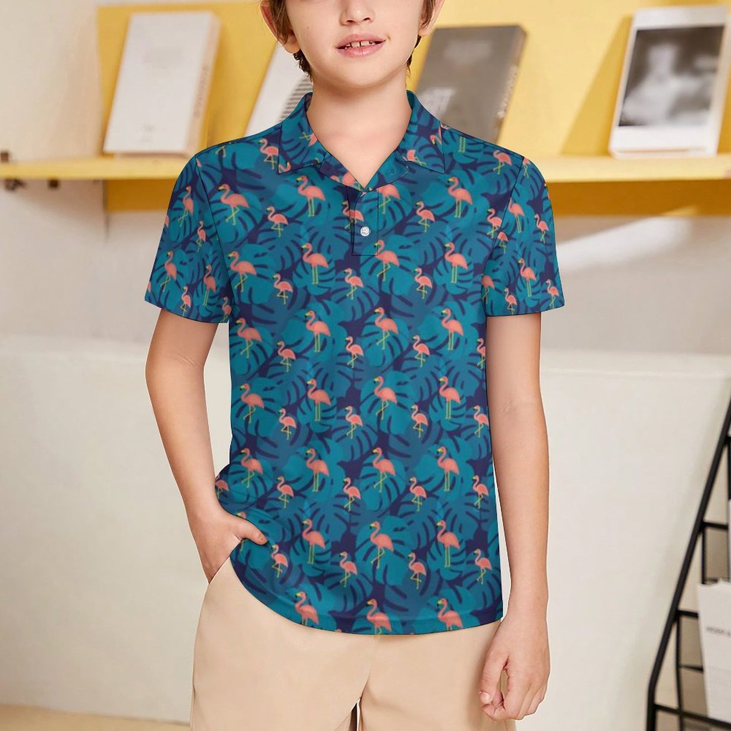 Kids' UPF50+ Polo Shirt