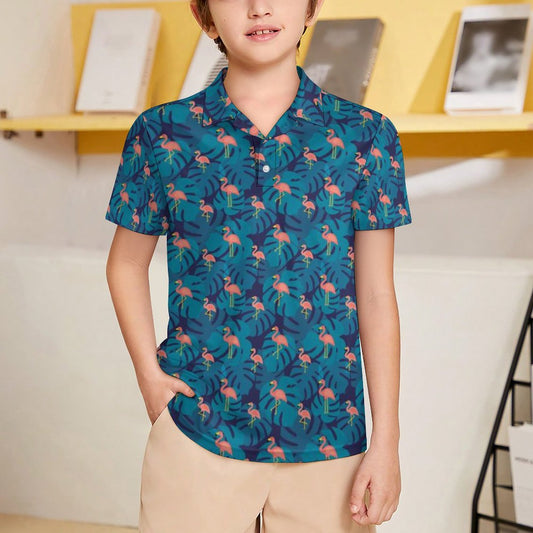 Kids' UPF50+ Polo Shirt