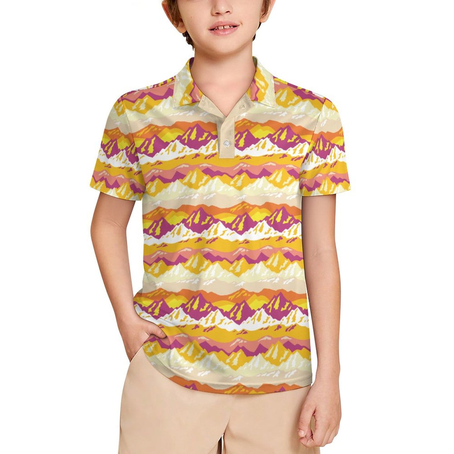 Kids' UPF50+ Polo Shirt