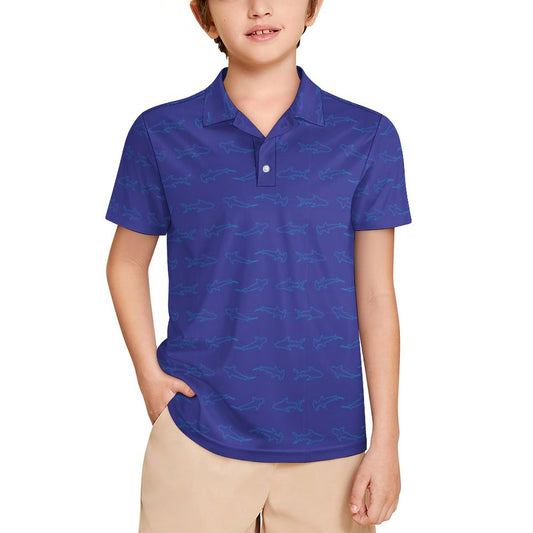Kids' UPF50+ Polo Shirt