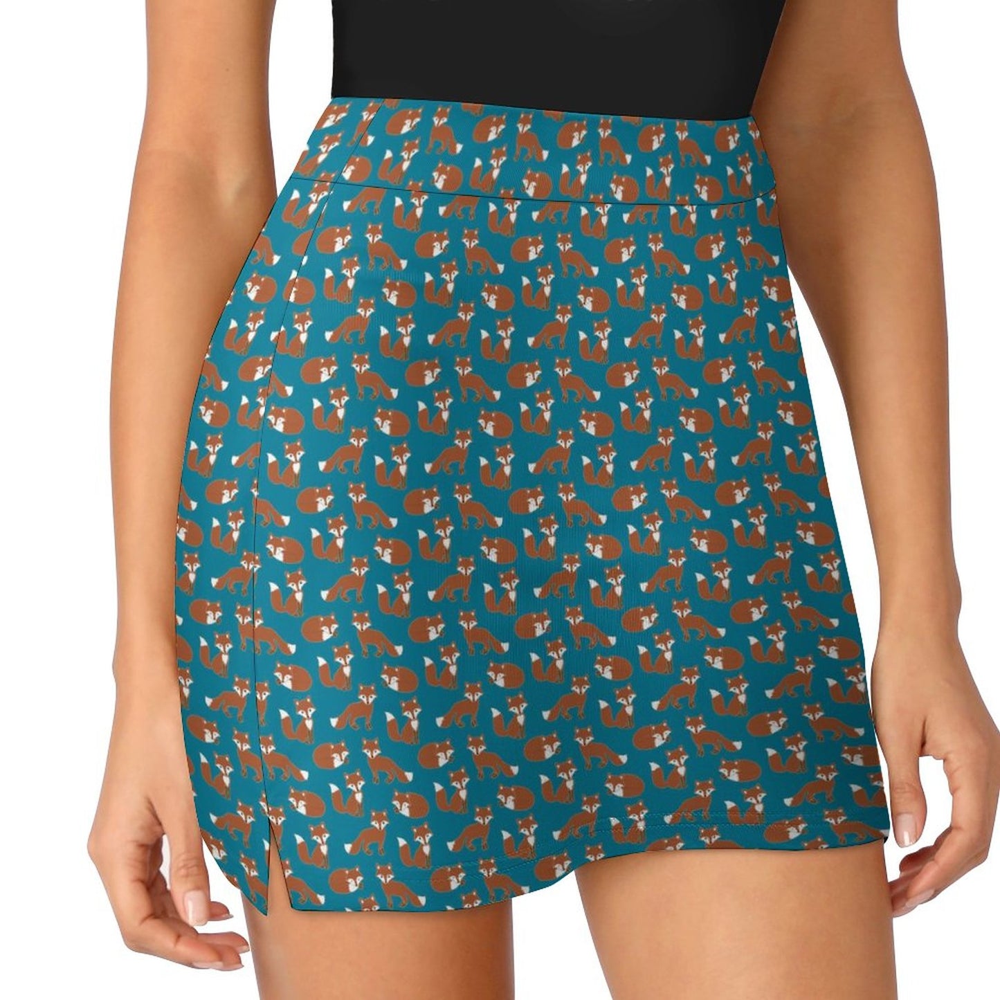 Anti-peep Skort with Pocket(All-over Printing)