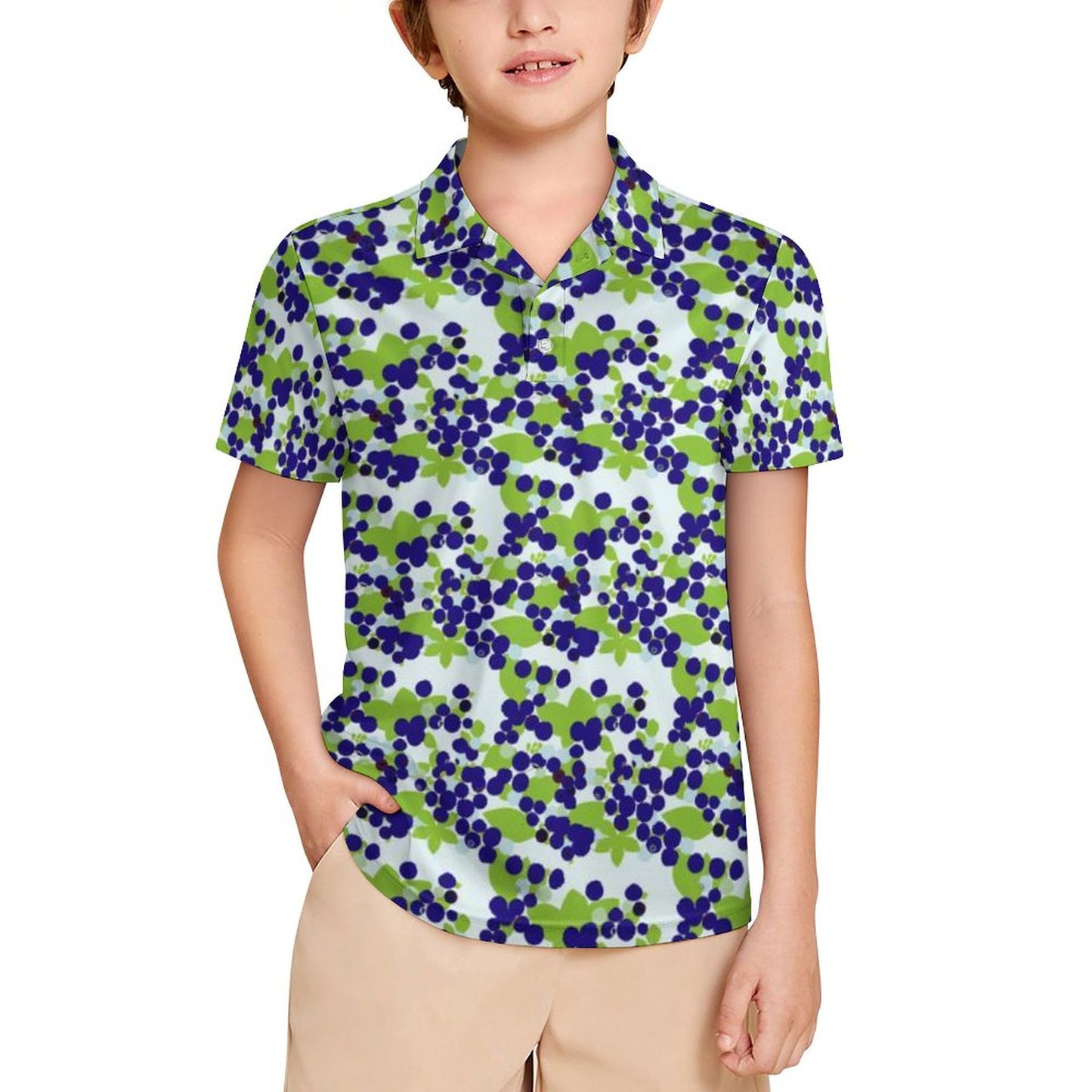 Kids' UPF50+ Polo Shirt