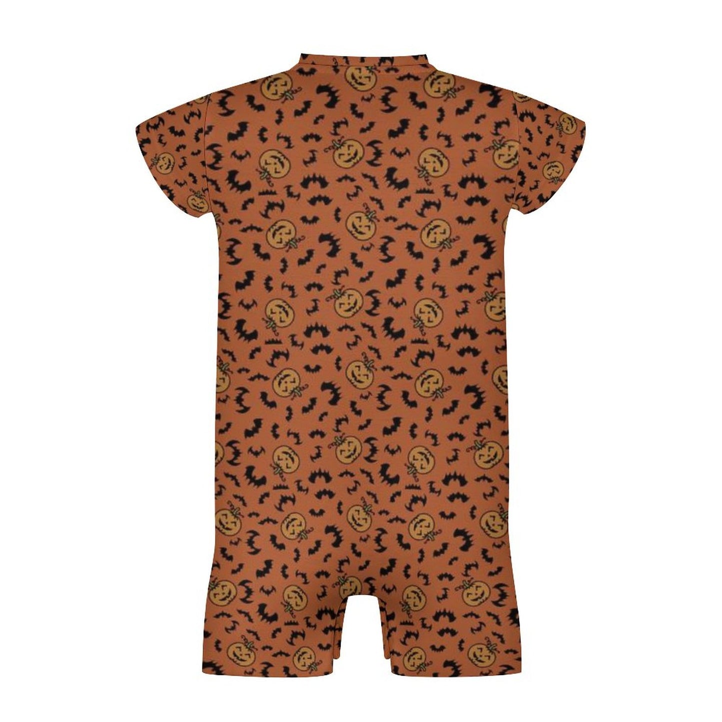 180gsm Faux Cotton Short Sleeve Baby Bodysuit Romper(All-Over Printing)