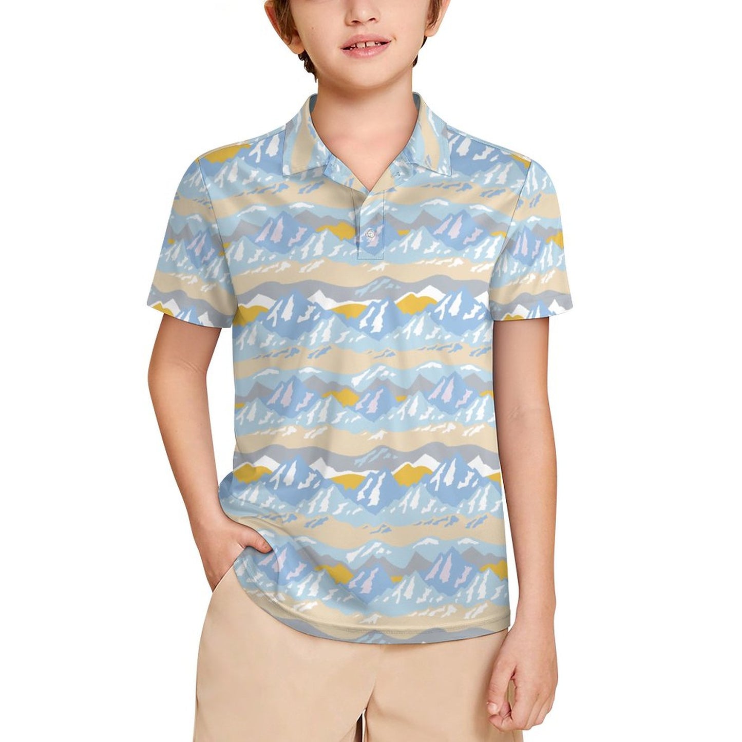 Kids' UPF50+ Polo Shirt