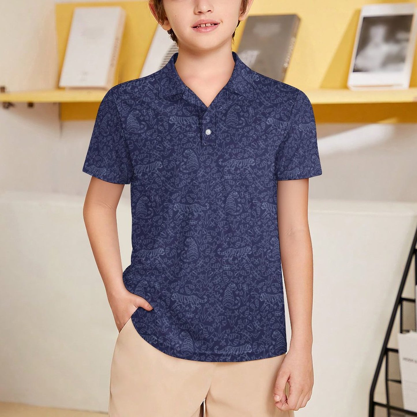 Kids' UPF50+ Polo Shirt
