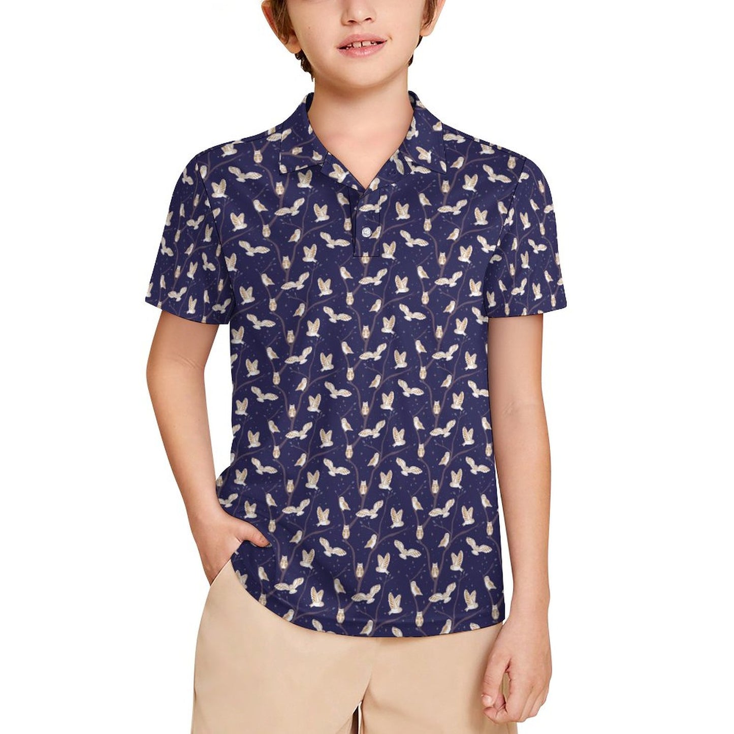 Kids' UPF50+ Polo Shirt