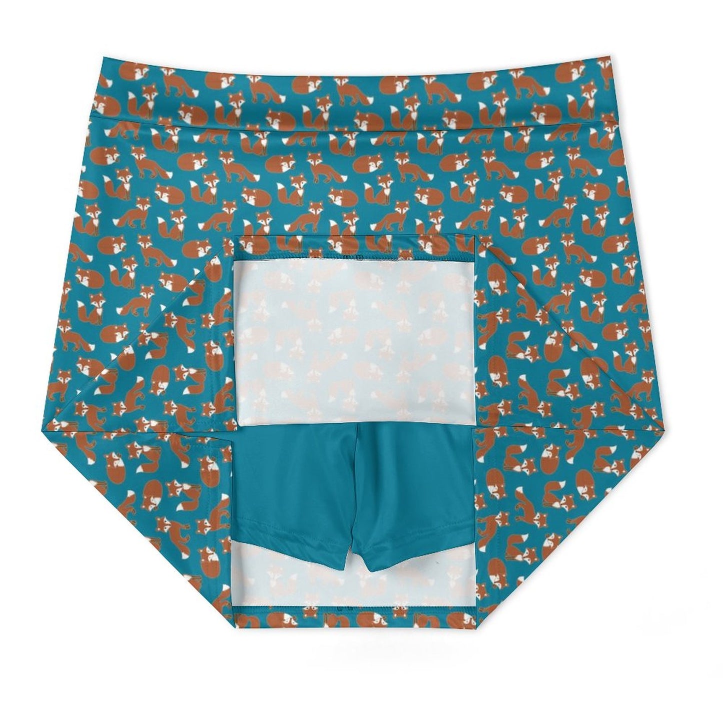 Anti-peep Skort with Pocket(All-over Printing)