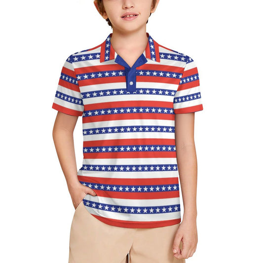 Kids' UPF50+ Polo Shirt