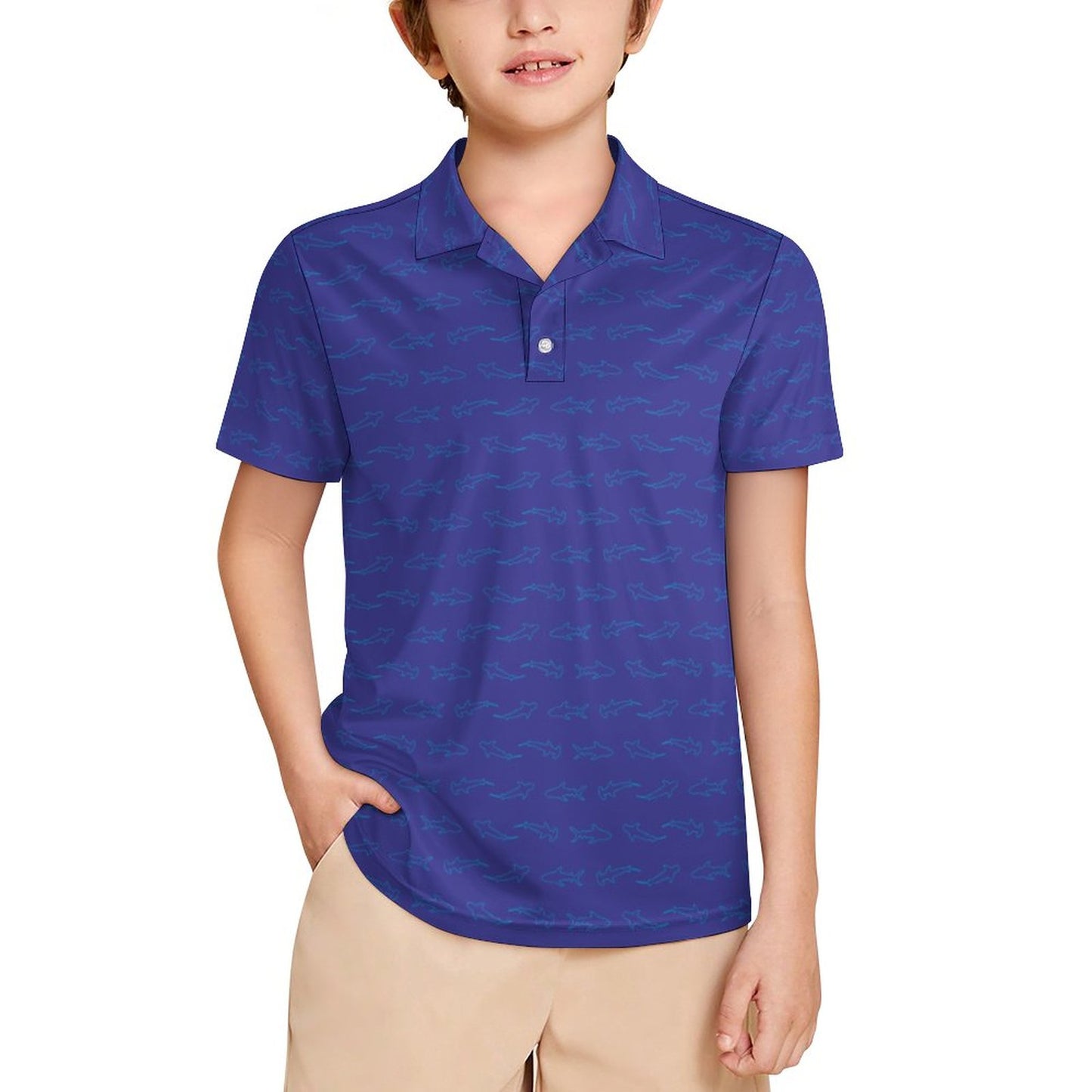 Kids' UPF50+ Polo Shirt