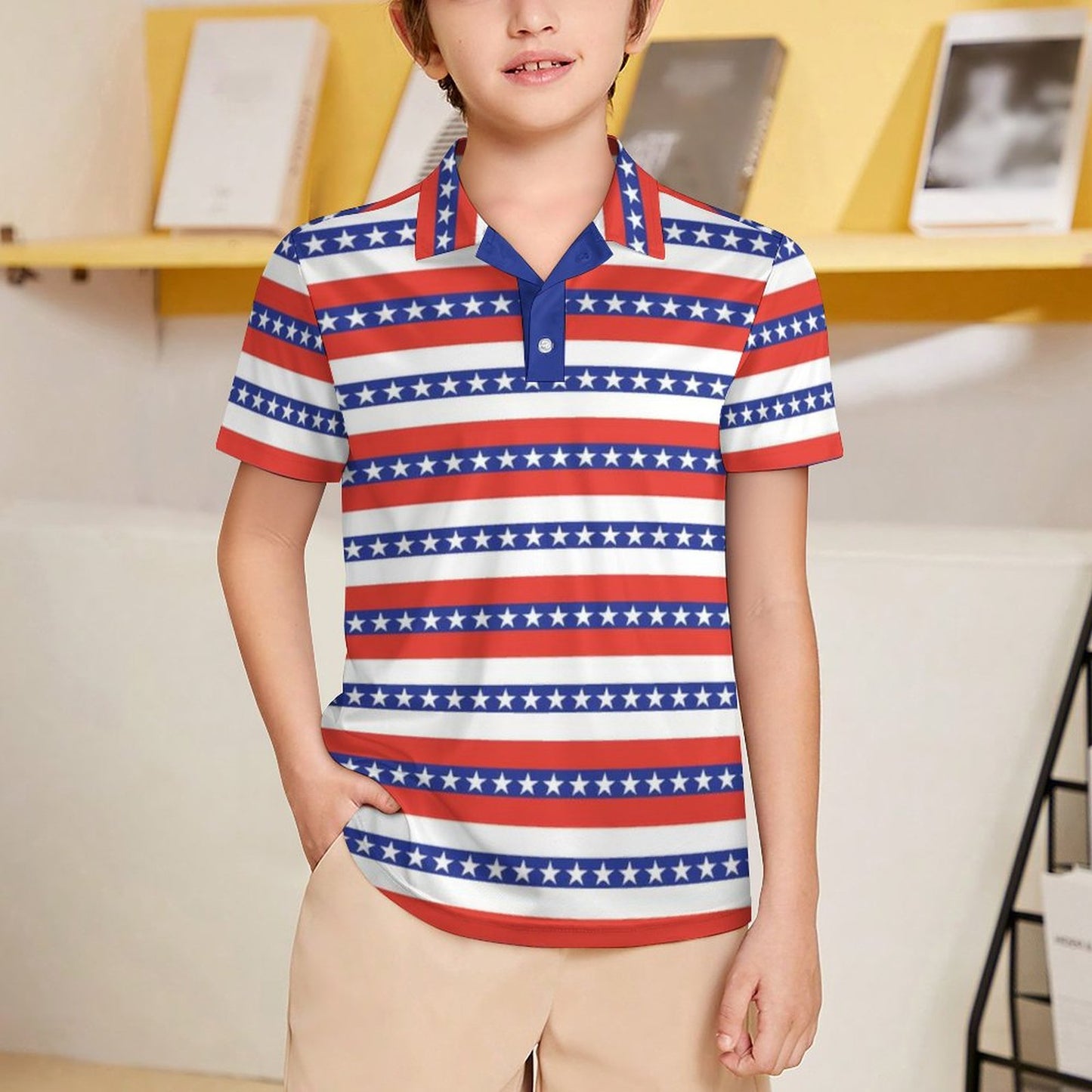 Kids' UPF50+ Polo Shirt