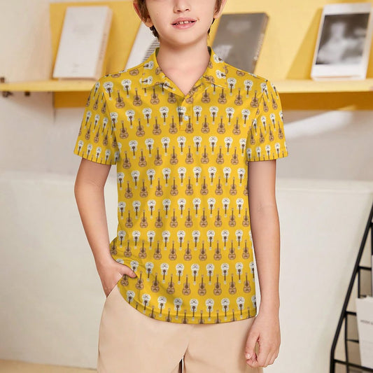 Kids' UPF50+ Polo Shirt