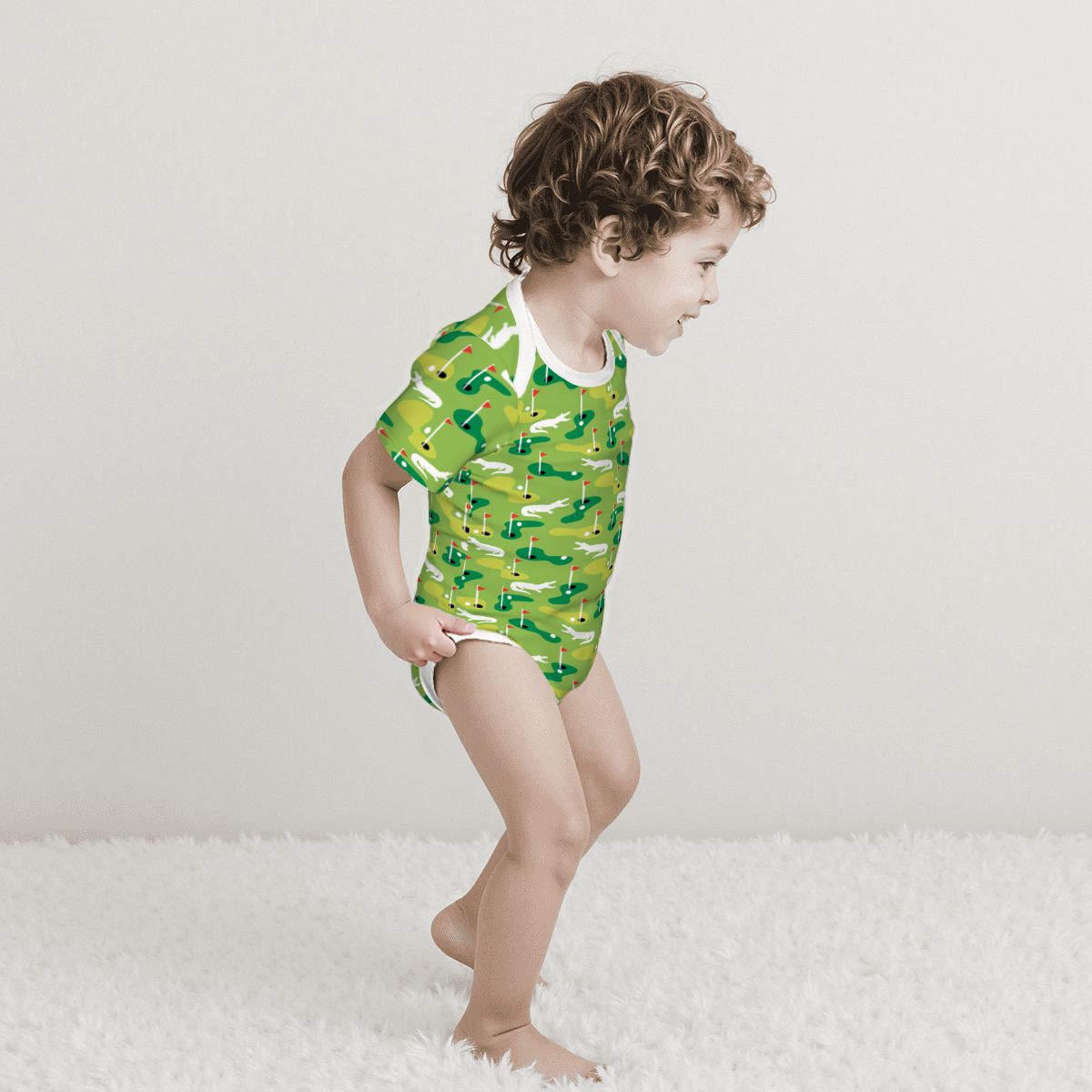 Baby Cotton Onesie gator