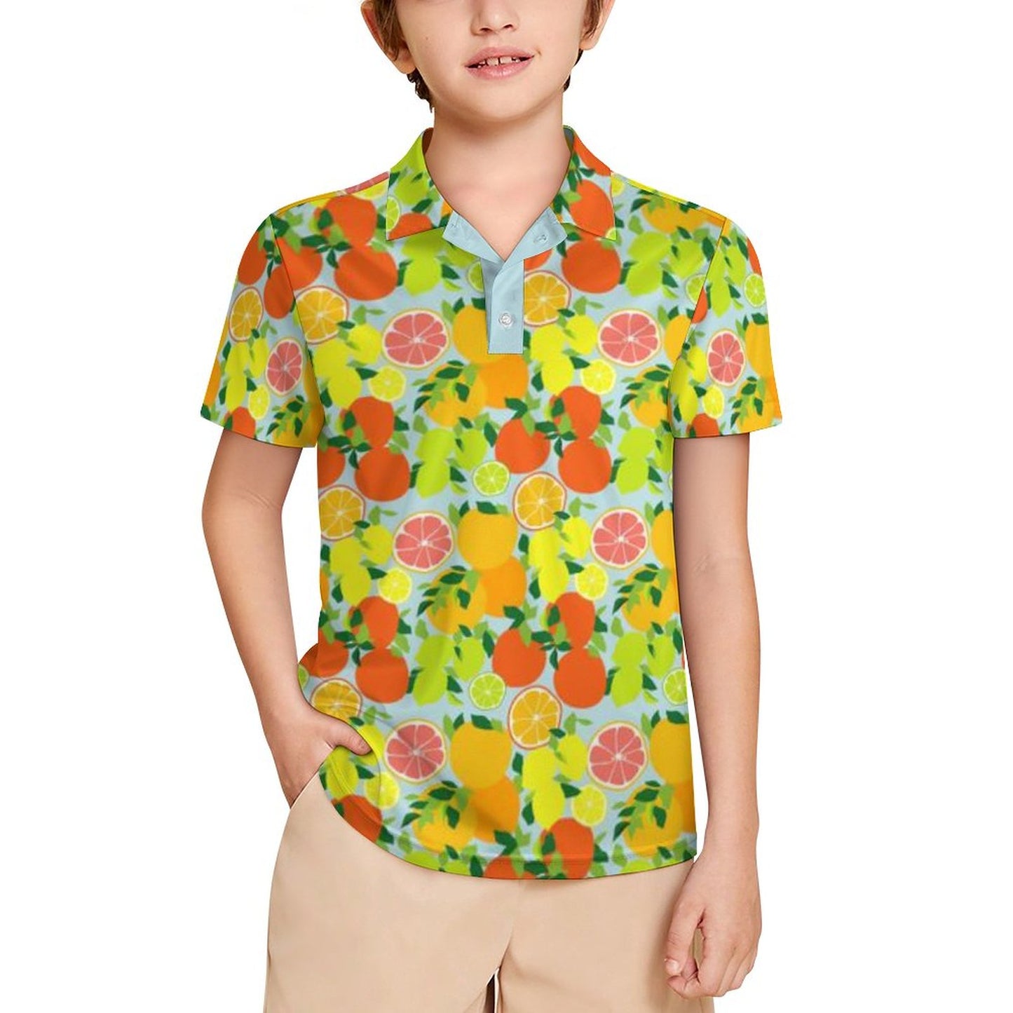 Kids' UPF50+ Polo Shirt