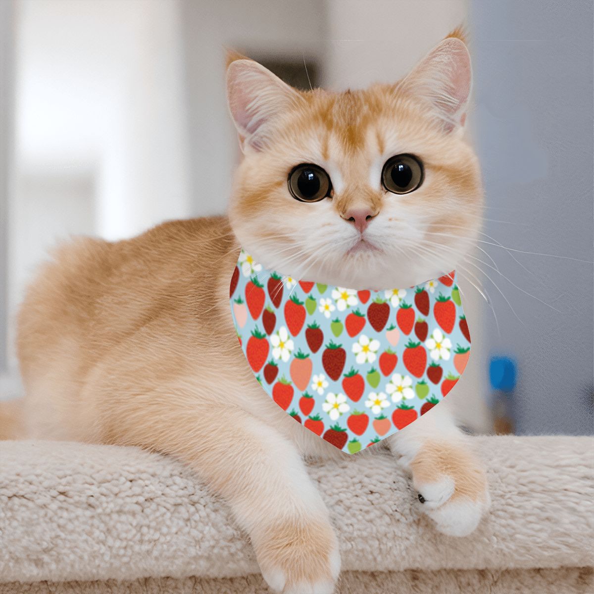 Pet Cotton Snap Bandana
