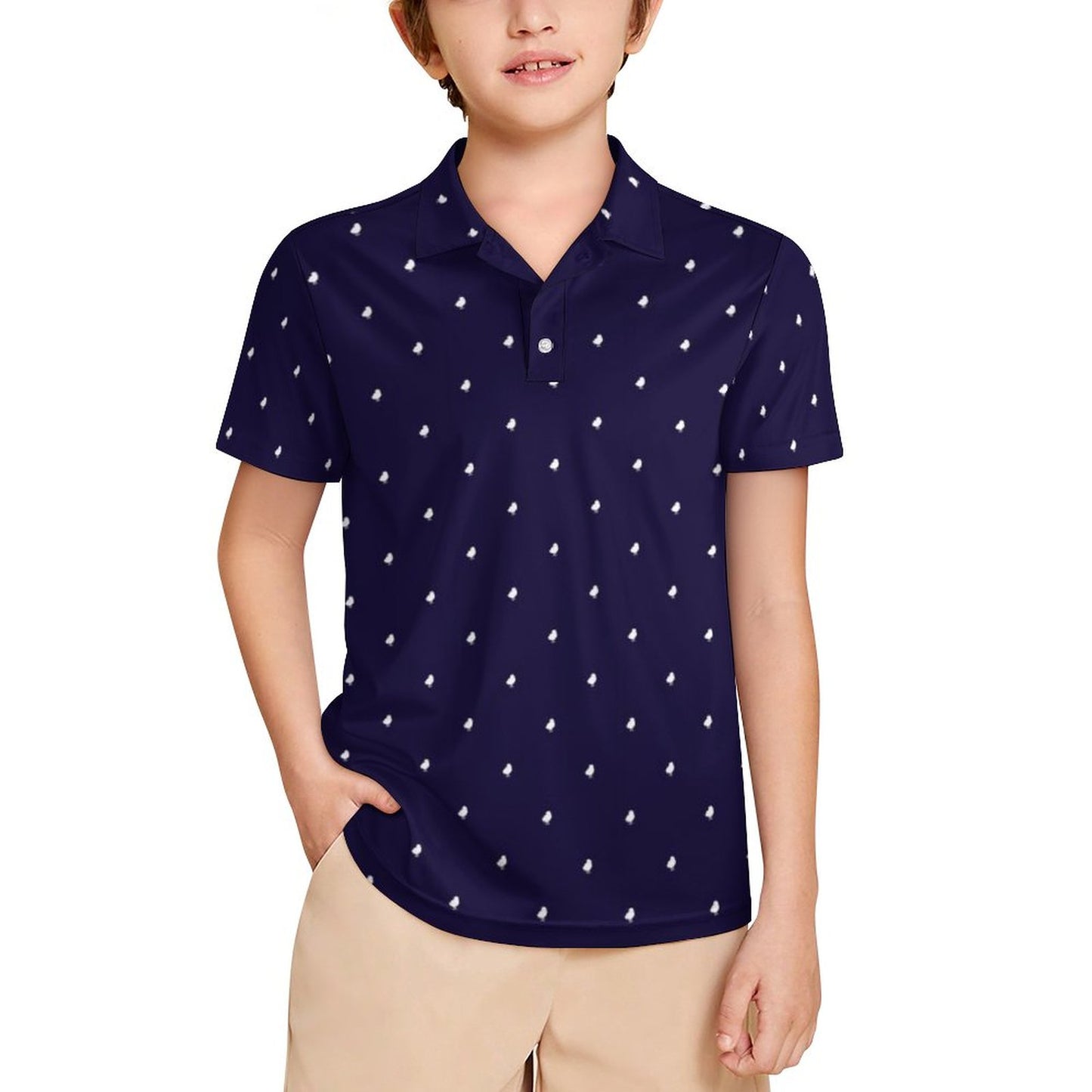 Kids' UPF50+ Polo Shirt