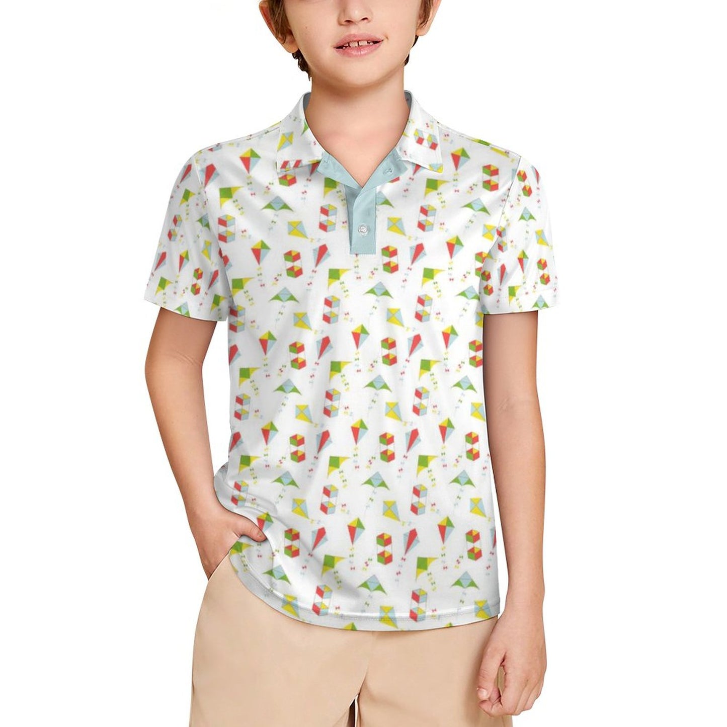 Kids' UPF50+ Polo Shirt