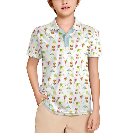 Kids' UPF50+ Polo Shirt