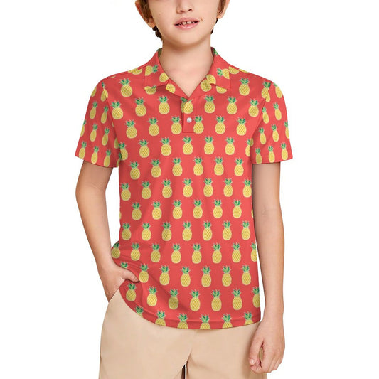 Kids' UPF50+ Polo Shirt