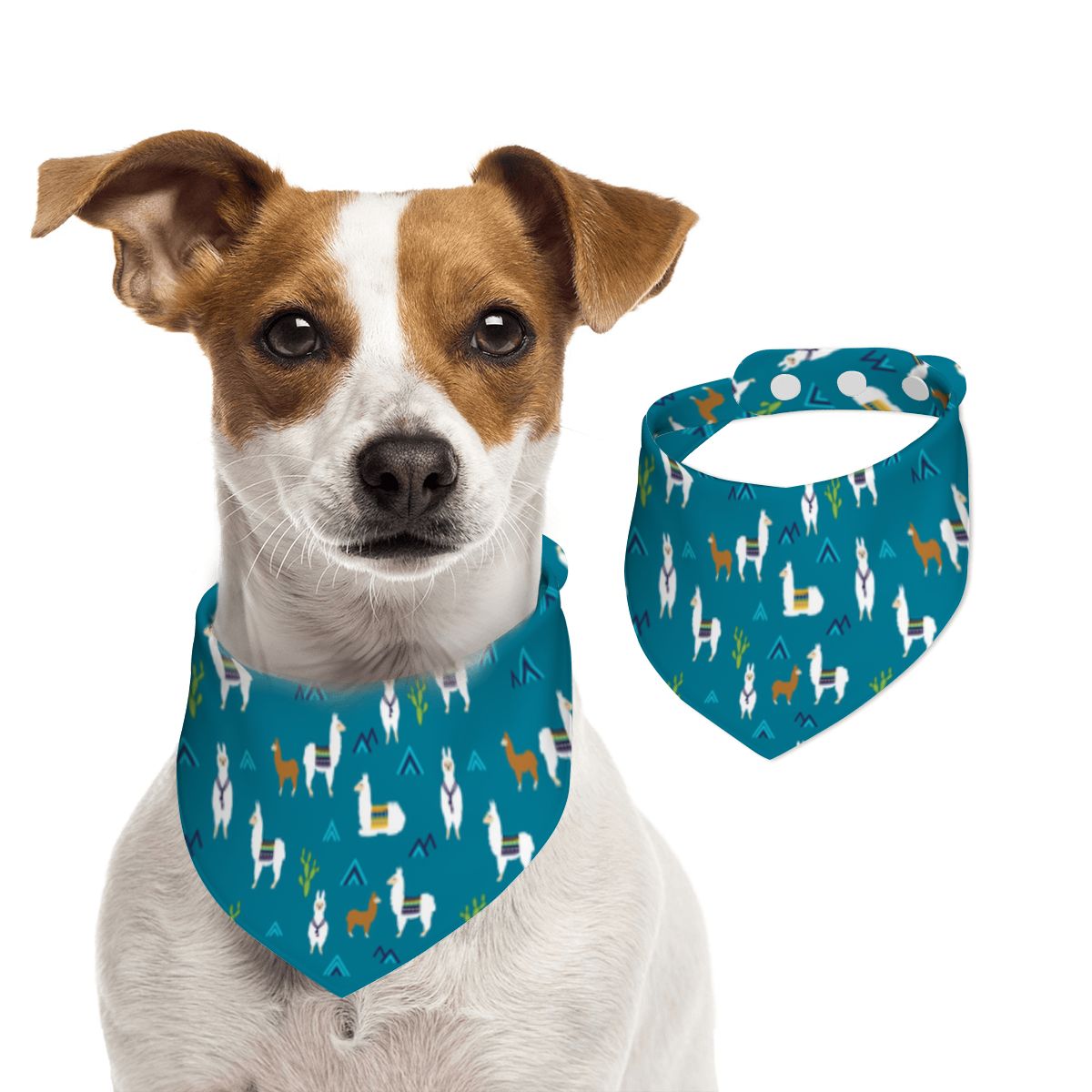 Pet Cotton Snap Bandana