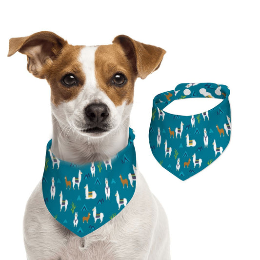 Pet Cotton Snap Bandana