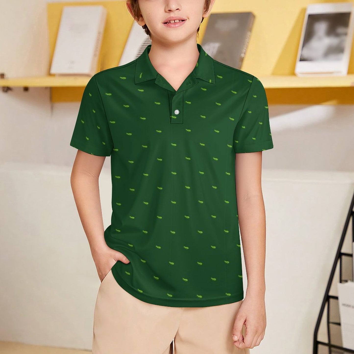 Kids' UPF50+ Polo Shirt