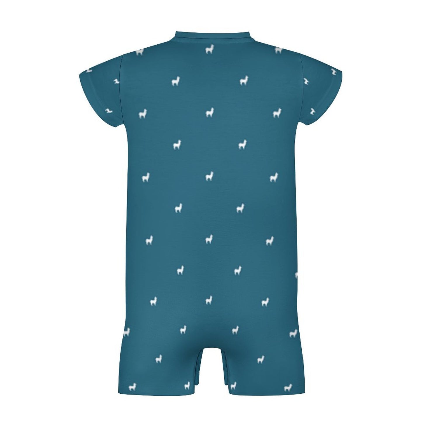 180gsm Faux Cotton Short Sleeve Baby Bodysuit Romper(All-Over Printing)