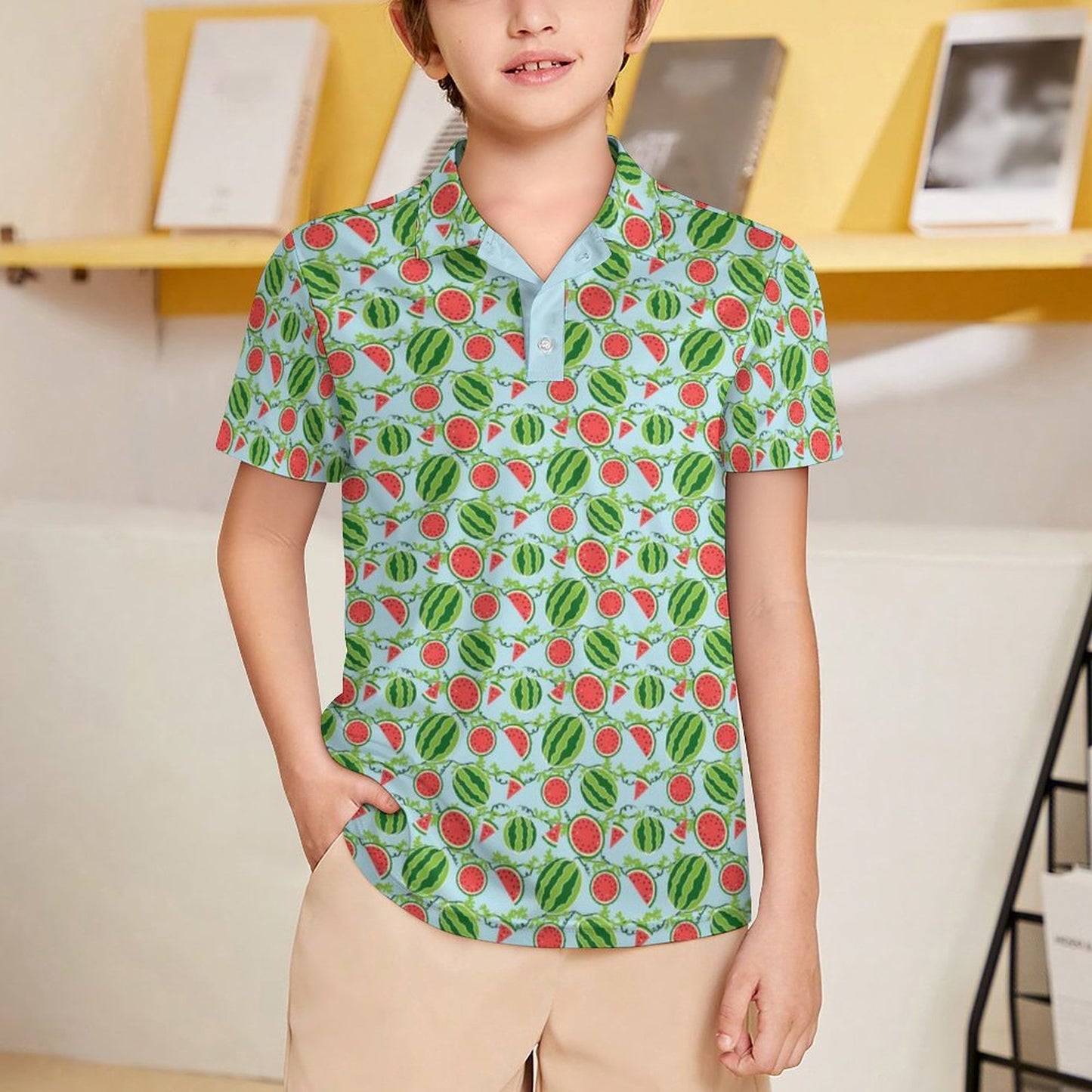 Kids' UPF50+ Polo Shirt