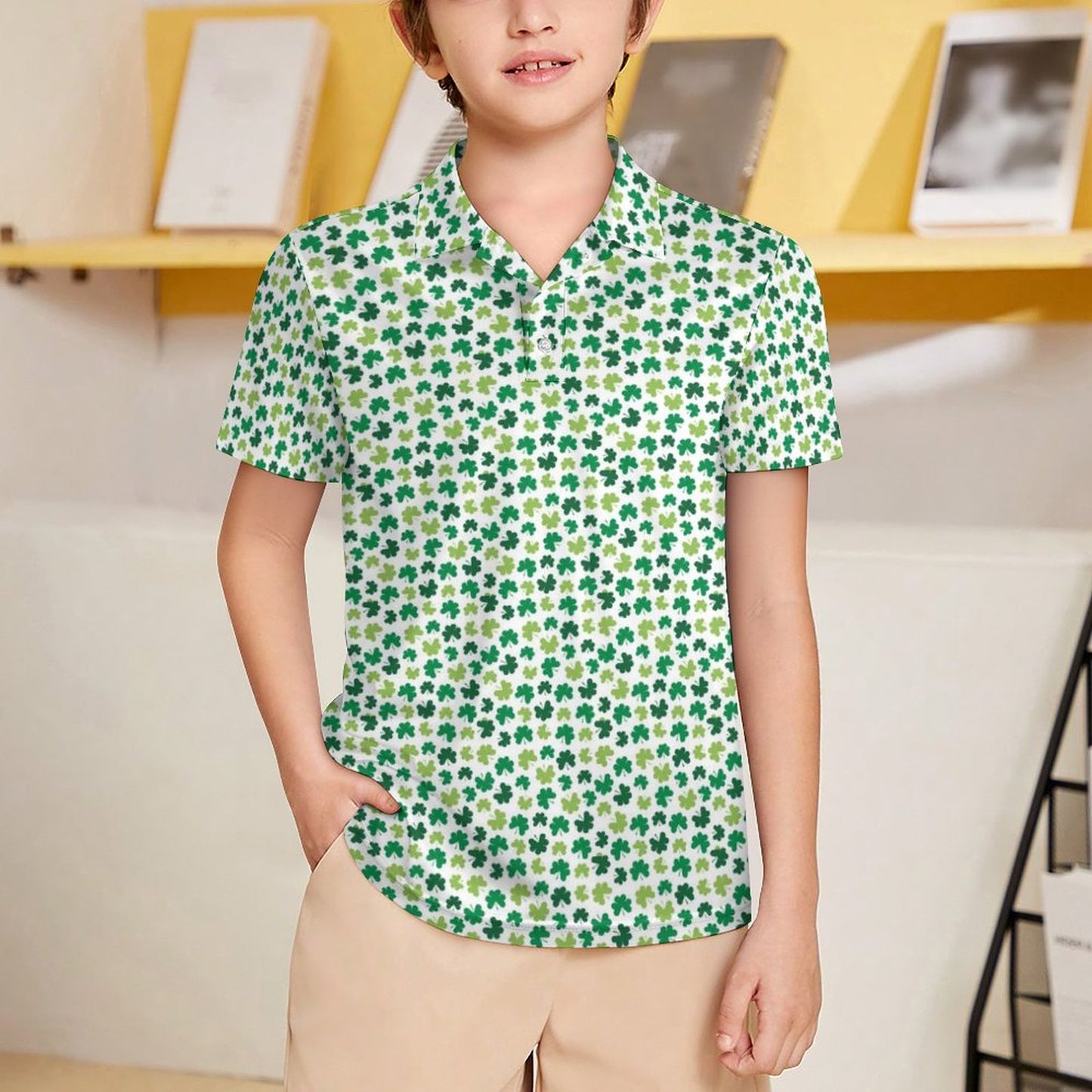 Kids' UPF50+ Polo Shirt