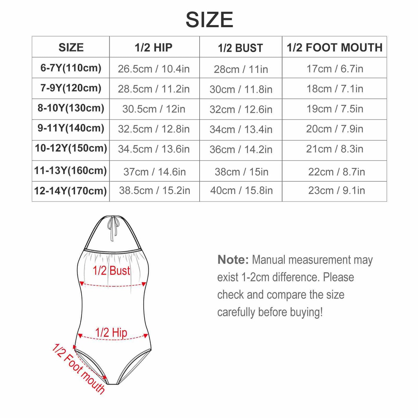 Kids' Halter Swimsuit