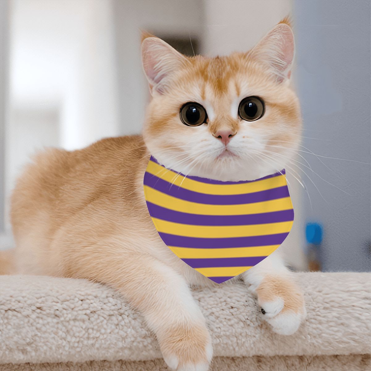 Pet Cotton Snap Bandana