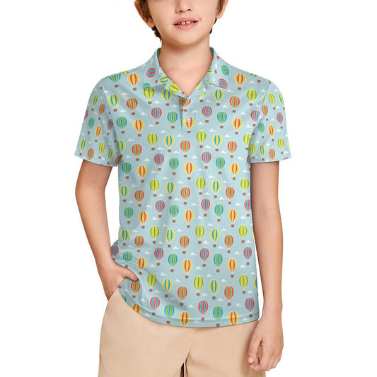 Kids' UPF50+ Polo Shirt