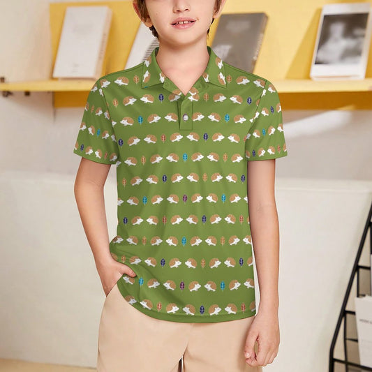 Kids' UPF50+ Polo Shirt