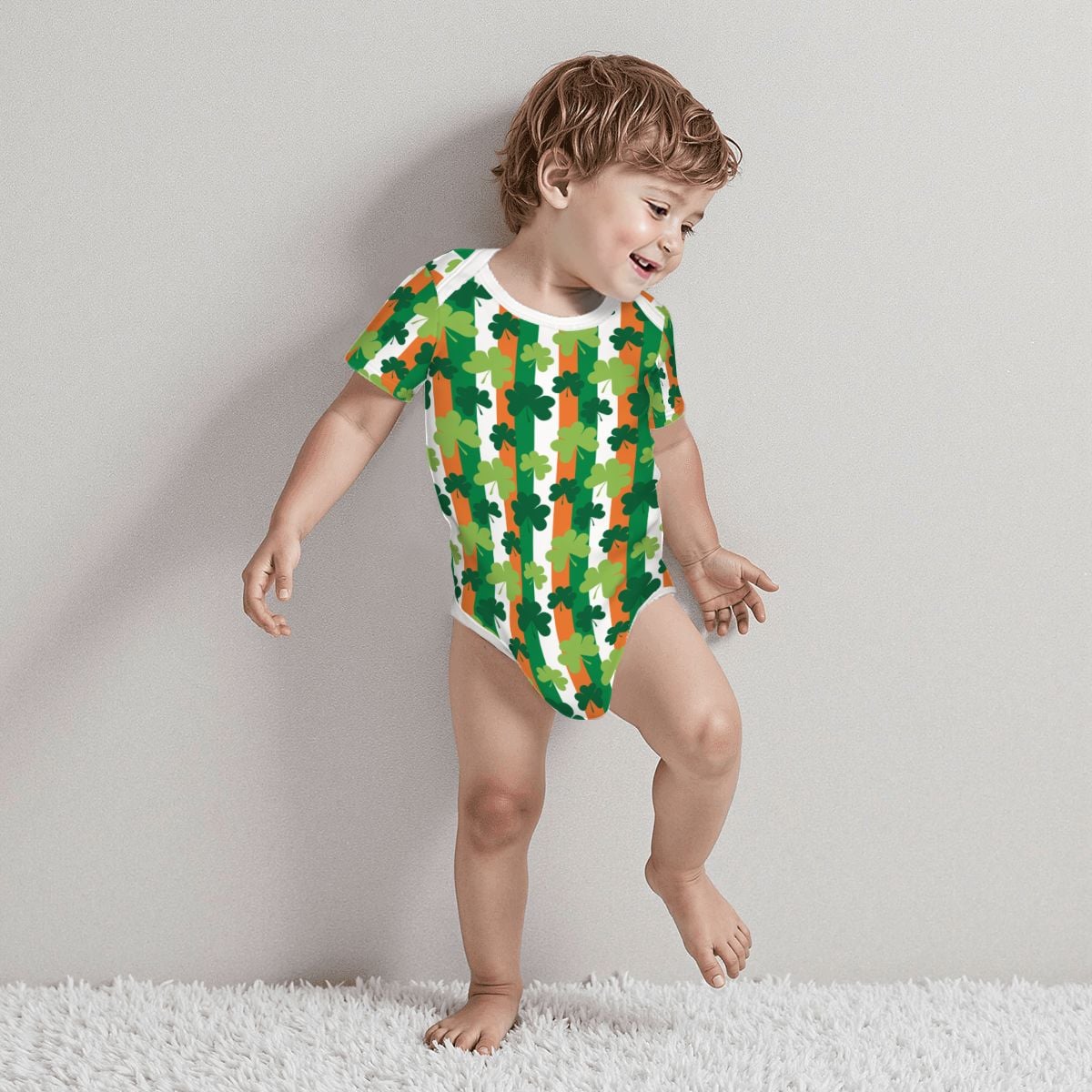 Baby Cotton Onesie shamrock