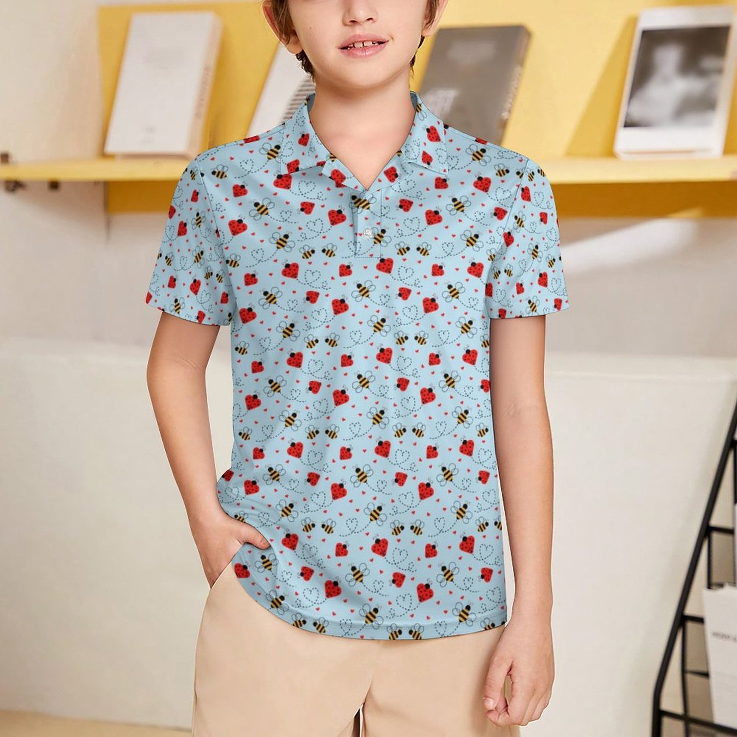 Kids' UPF50+ Polo Shirt