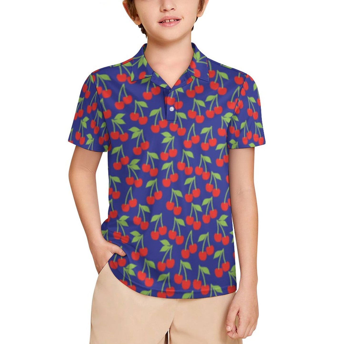 Kids' UPF50+ Polo Shirt