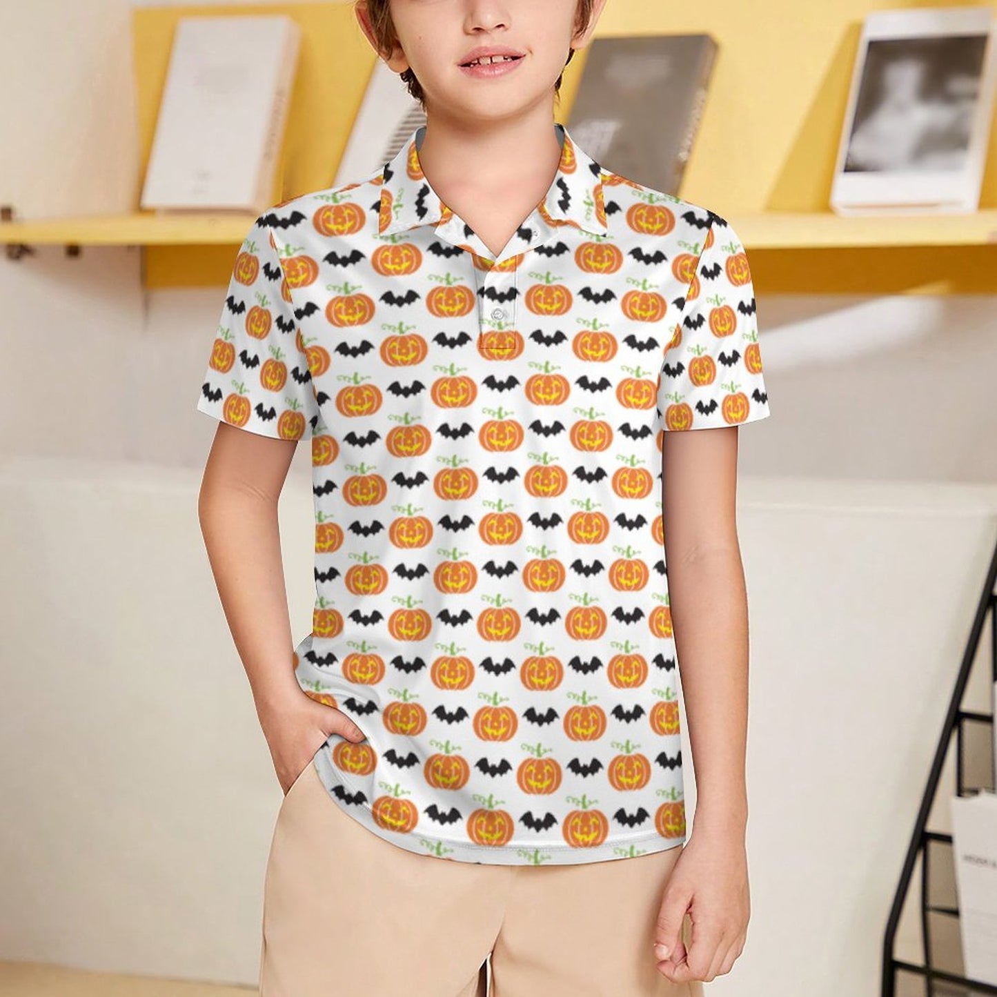 Kids' UPF50+ Polo Shirt